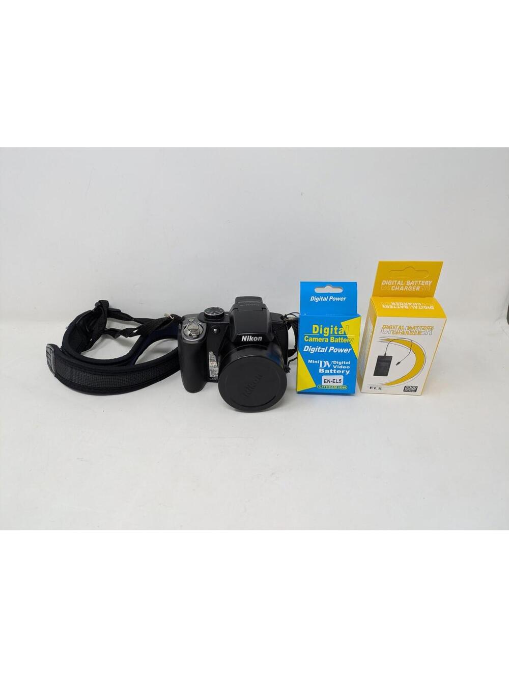 Nikon Coolpix P80 10.1MP Digital Camera Bundle-New Battery & Charger